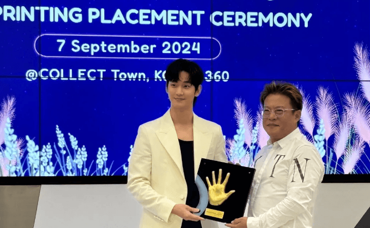 Viral Kim Soo-hyun letakkan tanda cetak tangannya di Jakarta