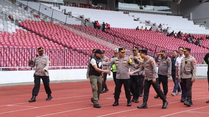 1.876 Personel Gabungan Kawal Laga Persija Jakarta vs Persijap Jepara di GBK Senayan