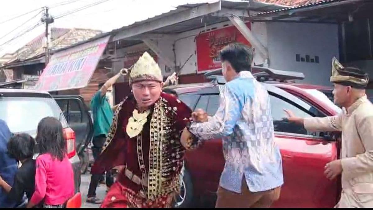 Pernikahan Bercampur Darah, Pengantin Pria Dibacok di Palembang!