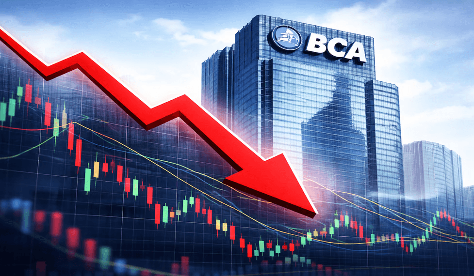 BBCA Tertekan di Tengah Aksi Jual, Harga Saham Turun Jauh dari Puncaknya